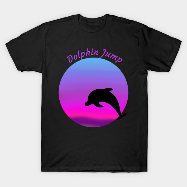 Dolphin Jump T-Shirt by eden1472